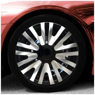 Snap de 14 polegadas no Hubcaps Compatível com Volkswagen Jetta - Conjunto de 4 tampas de aros para rodas de 14
