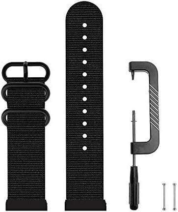 C2D Joy Band compatível com Garmin Forerunner 920xt Banda de substituição Smart Watch Acessory Canvas Nylon Strap for Triathlon Workouts