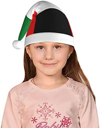 CXXYJYJ Bandeira dos Emirados Árabes Unidos Santa Hat para Crianças Chapéus de Natal Haps de Natal para Festival de Festival de Festival de Ano Novo de Ano Novo Chapéus