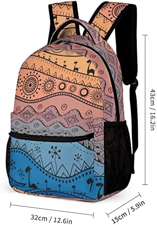 Bolsas de ombro Animais Padrão Daypack Viagem Mochilas Sacos de Escola Casual