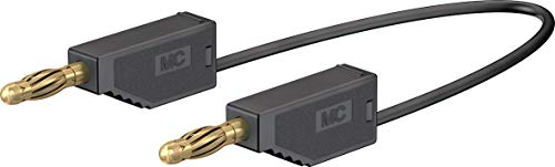 Multi-contato 28.0073-10021 Conectores elétricos Staubli Conectando Cíder de 100 cm, 4 mm, preto
