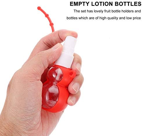 Aaoote 3pcs Travel Keychain Garrafs 30ml Empry Manamas de sabão de mão garrafa de loção para limpeza manual