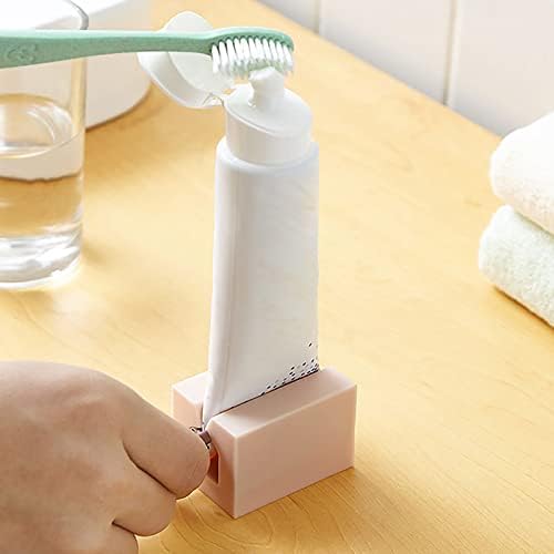 Crega dentária Artefato Squeezer preso em um dispositivo de creme dental doméstico preguiçosa de pasta de dente preguiçosamente pressionando suprimentos de banheiro prateleiras de banheiro montadas na parede