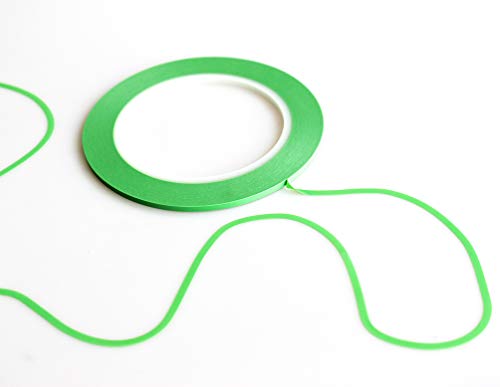 Jinbing Vinyl Fine Line Fineline Fita de mascaramento Automotivo para curvas, verde