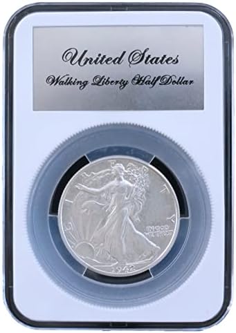 Ursae Minoris Elite Certified Certified Coin Setor para Us Barber ou Walking Liberty Meio dólar de 1892-1947 Pacote três