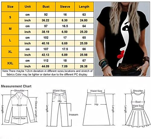 Sorto de moletons leves de manga curta impressa Camisetas de verão T para mulheres Casual PLUS Size 2023