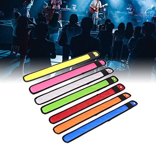 Pulseiras StoBok 7pcs Liderou a pulseira luminosa fluorescente para concertos e suprimentos de festa