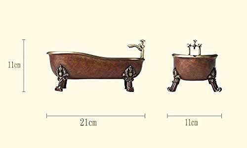 Decorações Shisyan Y-lkun Art Craft All Copper Ashtray Bathtub Home