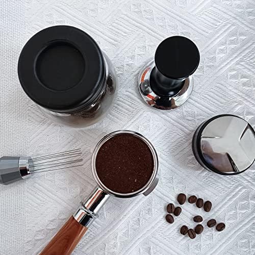 Vorchef Coffee Distributor & Viperty, 51mm de cafeteria de cabeça dupla de 51 mm para Breville Portafilter, Profundidade