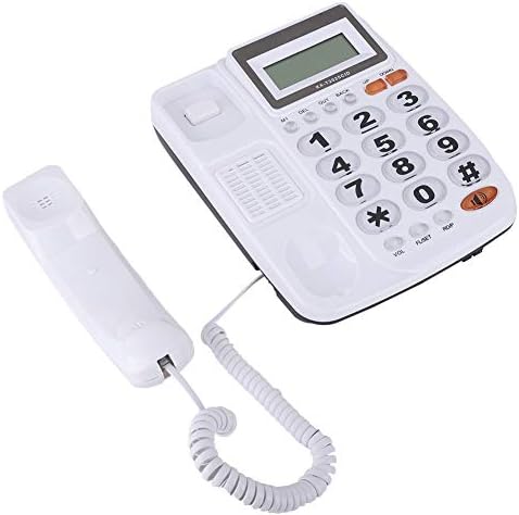KX-2025CLD BIG BOLTELED PHELEL, telefone fixo amplificado por telefone com alto-falante handsfree e memória de discagem rápida, exibição de identificação de chamadas, adequada para casa, hotel, negócios, escritório