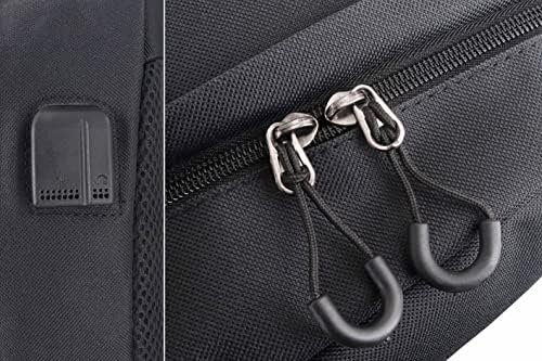 ROFFATIDIDE ANIME Backpack Bag Saco de laptop School com porta de carregamento USB e porta de fone de ouvido