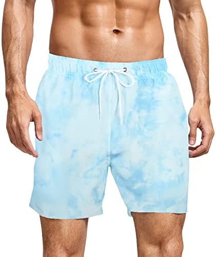 Iepofg mass shorts de praia de verão calças de colheita seca rápida esporte de calça curta e respirável