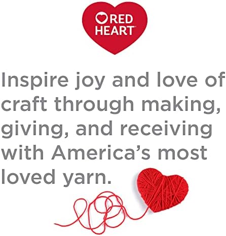 Red Heart With Love Evergreen Yarn - 3 pacote de 198g/7oz - acrílico - 4 médio - 370 jardas - tricô/crochê