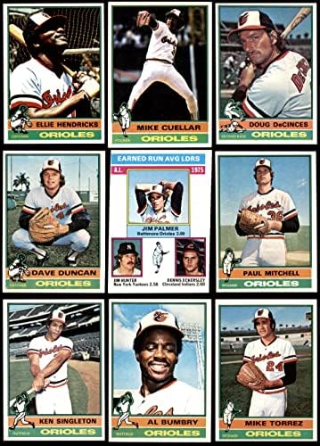 1976 Topps Baltimore Orioles Team Set Baltimore Orioles nm Orioles
