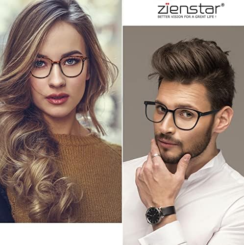 Zienstar Reading Glasses for Men Men Men Blue Light Blocking, 3 Pack de moda de moda de moda masculina leitores de