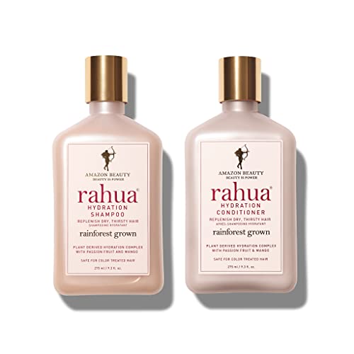 Rahua Hydration Essential Hair Care Conjunto 9.3 fl oz, shampoo e conjunto de condicionadores, deixa o couro cabeludo
