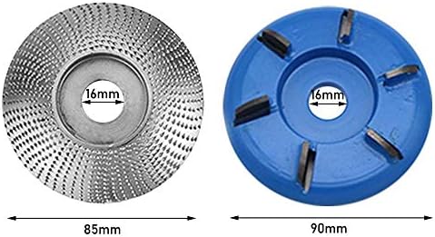 Xucus 2pc Carboneto de carboneto Lixar disco de escultura para refrigerante de ângulo/Roda Rotária Ferramenta para Greador de ângulo Moldura de revestimento de carboneto TDH -