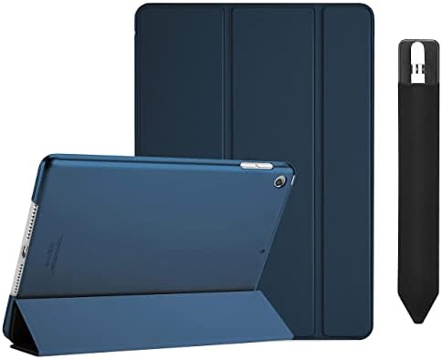 Procase iPad 10.2 7th Generation Pacote de caixa de casca dura marinha com adesivo de porta -lápis para Apple lápis 1 e 2ª marca: