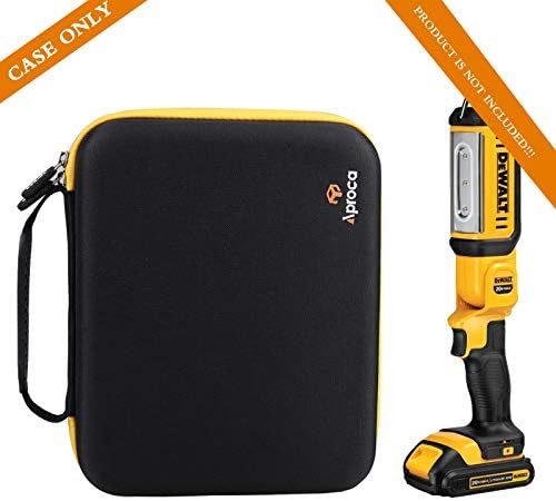 APROCA Hard Carry Travel Storage Protective Case para DeWalt DCL050 20V MAX LED HALTE HALED AREA LUZ