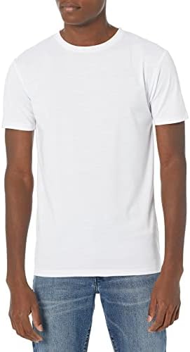 Camiseta masculina de cricut em branco, pescoço da tripulação