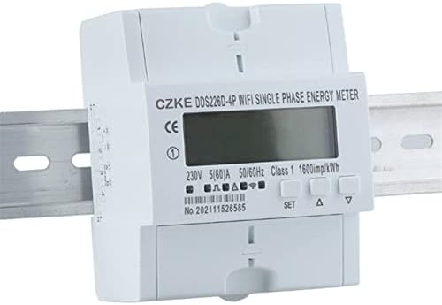 Murve Single Fase 220V 50/60Hz 65A DIN WIFI WIFI SMART ENERGAR METER MONITOR DE TIMER