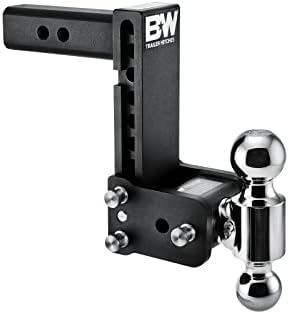 B&W Trailer Hitches Tow & Stow Ajusta Trailer Ajuste Montagem da Bola - Cits 2 Receptor, Bola Dual, 7 Drop, 10.000 GTW -