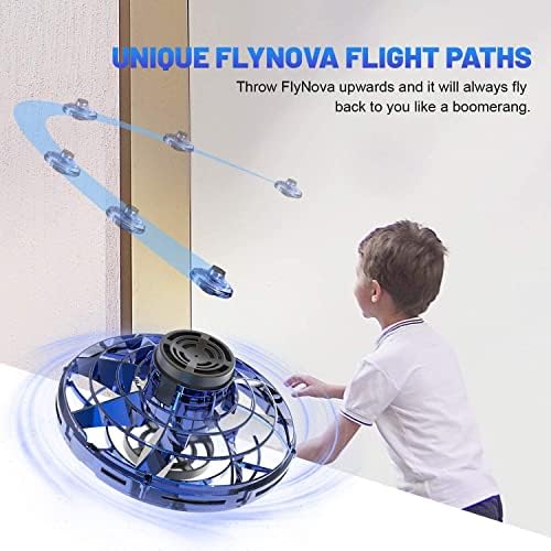 Fidget Spinner voador com luzes, mini -drones operados à mão para crianças, OVNI MAGIC BOLE BOLA INTERIOR GOGO AO ARIGO DIVERIDADE