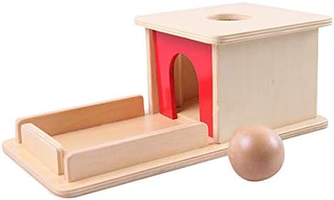 Danni Montessori Crianças de coordenação altiva brinquedos sensoriais Baby Wood Permanente Box Learning Aprendizagem de