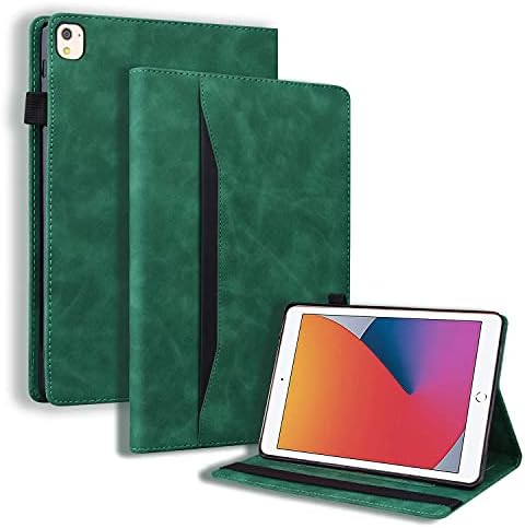 Xkladz para iPad Air 3rd Generation Case, iPad Pro 10,5 polegadas de 2017, estojo de protetor com porta -lápis/bolso, cobertura de couro PU para iPad Air 3rd Gen 10.5 2019, sono automático/wake, verde