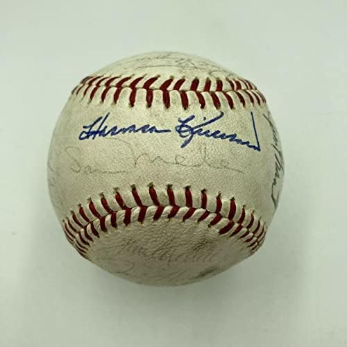 1965 Minnesota Twins American League Champs Team assinou o Baseball JSA COA - Bolalls autografados