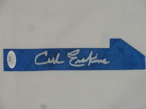Carl Erskine assinou o Majestic Brooklyn Dodgers Jersey JSA CoA Licenciado - Jerseys MLB autografadas