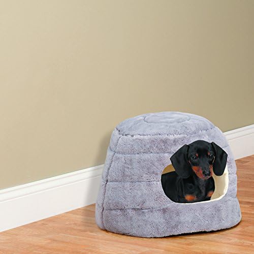 Camas de cuddler de animais de estimação - camas macias e ultra -confortáveis ​​para gatos e cães pequenos - 16 d x 12 h, pomba