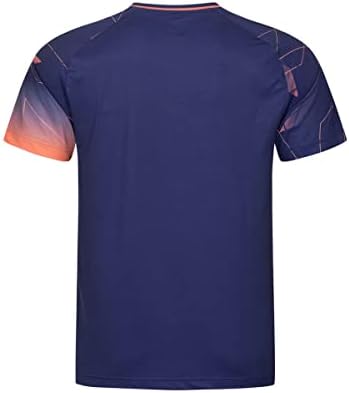 Camisetas antei masculinas da borboleta, atlética padrão, camisa de tênis de mesa