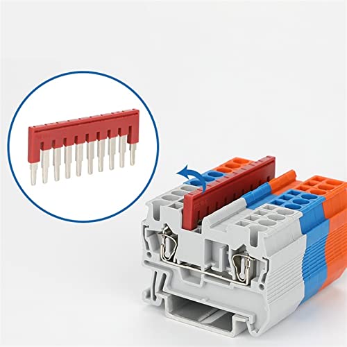 1PCS 10-5 2/3/4/5/10 Conector de fio de pinos para PT ST 2.5 Acessórios para blocos de terminais Pluct-in Ponte de plug-in