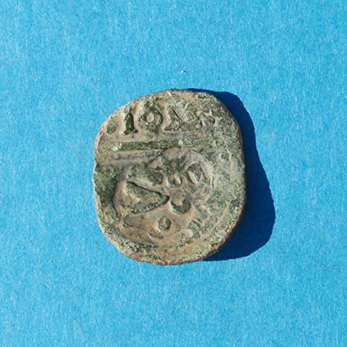 1655 ES Espanha Colonial Caribe Pirata Era 4, 6 Maravedis Cob #10 Coin Detalhes muito bons