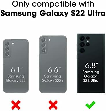 OtterBox Galaxy S22 Ultra Simetria Series Case - Rennaissance Pink, Ultra -Sleek e Charging sem fio compatível, bordas elevadas Proteger a câmera e tela