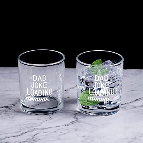 Pai Presente - Pai piada carregando vidro de uísque, gama de uísque à moda antiga engraçada para homens, pai, novo