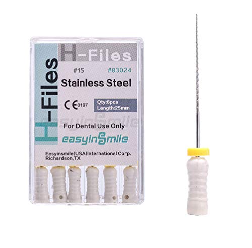 EasyInsmile Dental Endo Use Hand-File de 25 mm Arquivos Endodontic Aço inoxidável Ameadoras de aço