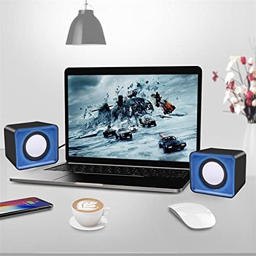 LMMDDP Universal USB 2.0 Music Speaker 3,5 mm Mini Music Stéreo Speakers para notebook de computador de mesa multimídia