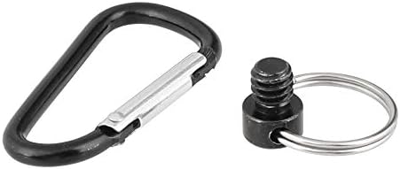 Camvate 1/4 de parafuso de parafuso da câmera de anel dividido para alça de pescoço de arremesso manual - 2313