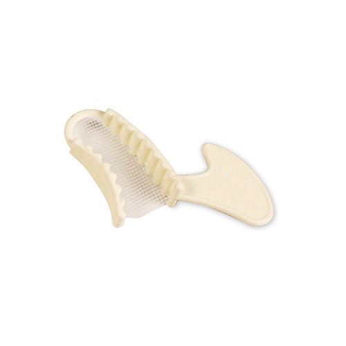Registro de mordida de nylon dental Dynarex - bandejas de impressão descartáveis ​​- posterior sem lados - 50 contagem