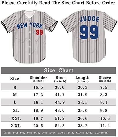Tifiya New York 99 Stripes Impresso Baseball Jersey NY Baseball Team camisas para homens/mulheres/jovens