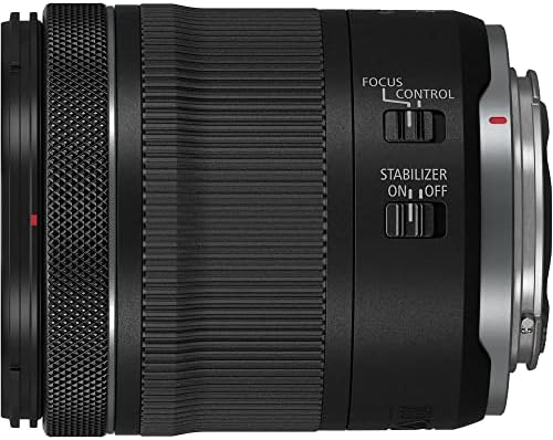 Câmera Canon EOS R REFFINELHO com 24-105mm f/4-7.1 Lente + 64 GB de memória + bolsa + cartão de cartão + tripé flexível + alça de mão + carteira de memória + Kit de limpeza + kit de limpeza