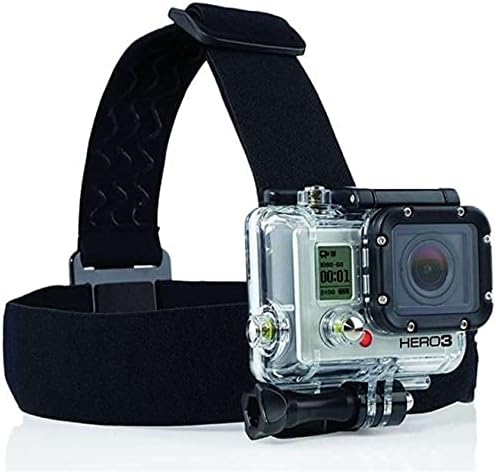 Navitech 8 em 1 Ação Câmera de acesso Kit Combo com estojo cinza - Compatível com a câmera de ação Dazzne