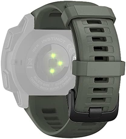MGTCAR Silicone WatchBands tiras para Garmin Instinct Smart Watch Relógio 22mm Banda de pulseira de pulseira Instinto/esports/maré/solar