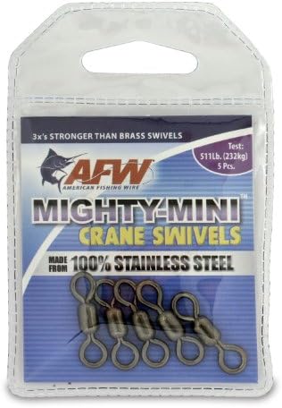 American Fishing Wire Mighty Mini Crane Swivels
