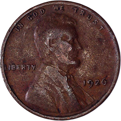 1926 Lincoln Wheat Cent 1C muito bom