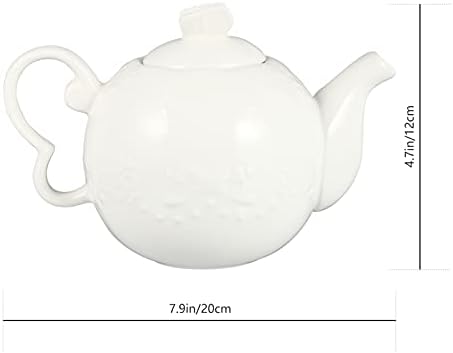Doitool japonês panelas de chá japonês bels creamer de bule de cerâmica com alça com alça de porcelana de cafeteira
