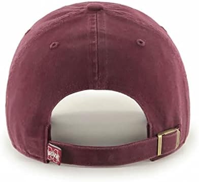 '47 Mississippi State Bulldogs Menções Limpe o Strapback ajustável Dark Maroon Team Color Logo Hat Hat