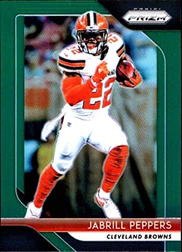 2018 Panini Prizm Prizm Green #151 Jabrill Peppers Cleveland Browns NFL Football Trading Card
